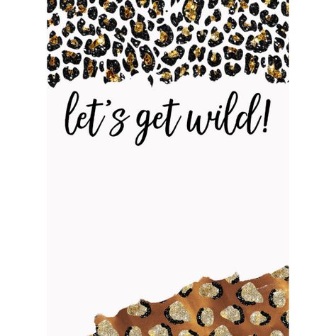 Leopard Print Let's Get Wild Gold Glitter Birthday Invitation | Zazzle Leopard Print Party, Birthday Cards To Print, Cheetah Style, Glitter Birthday, Happy 50th, 30th Birthday Parties, Birthday Template, Wild Ones, Gold Glitter