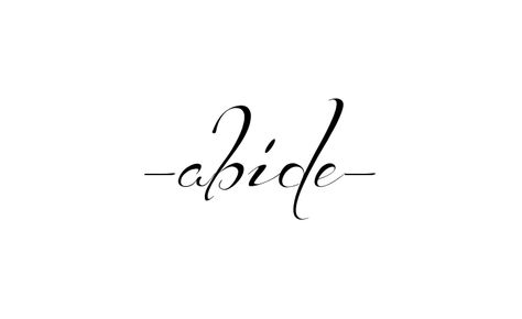 Tattoo Name -abide- using the font style Before the Rain Regular Abide In Me Tattoo, Abide Tattoo Fonts, Abide Tattoo Vines, Abide Tattoos, Tattoo Ear, Abide In Me, Scripture Tattoos, Meaningful Tattoo Ideas, Name Creator