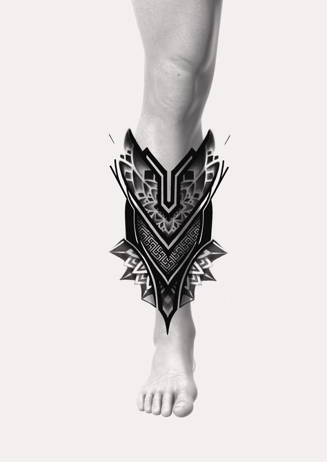 Geomatic Tattoo Design, Geometric Tattoo Leg, Tato Maori, Geometric Tattoo Sleeve Designs, Word Tattoo Ideas, Shin Tattoo, Catrina Tattoo, Geometric Mandala Tattoo, Crazy Tattoos