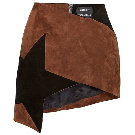 Anthony Vaccarello Brown Colorblock Star Asymmetric Mini Skirt (2,325 CAD) ❤ liked on Polyvore featuring skirts, mini skirts, bottoms, suede mini skirt, brown pencil skirt, asymmetrical skirt, suede skirt and short pencil skirt Asymmetric Mini Skirt, Skirts Brown, Waisted Skirts, Skirt Asymmetrical, Rok Mini, Skirts Short, Skirt Pencil, Brown Skirt, Mini Pencil Skirt