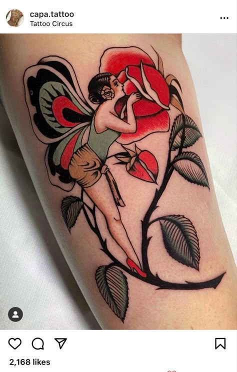 Ladies Tattoos, Traditional Thigh Tattoo, Traditional Tattoo Woman, Bold Tattoo, Aesthetic Tattoo Ideas, Le Tattoo, Pin Up Girl Tattoo, Traditional Tattoo Inspiration, Flash Designs