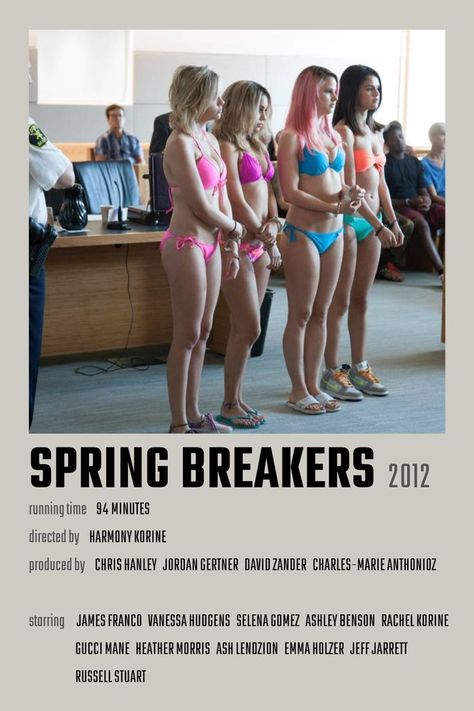 Spring Breakers Movie Aesthetic, Spring Breakers Poster, Ready Or Not, Spring Breakers Movie, Spring Movies, Easter Movies, Spring Movie, Best Teen Movies, Romcom Movies