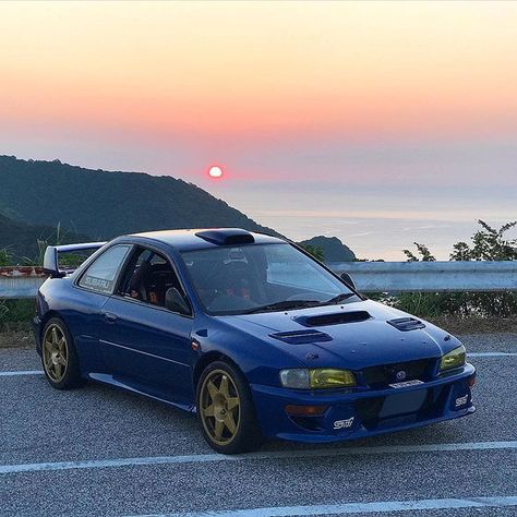 2004 Subaru Wrx, Jdm Vibes, Gc8 Impreza, Blue Subaru, 2005 Subaru Wrx, Initial D Car, Blue Sunset, Subaru Cars, Subaru Impreza Wrx