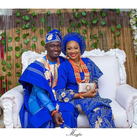 Royal blue aso oke with a touch of champagne gold Blue Aso Oke, Nigerian Clothes, Nigerian Outfits, Aso Oke, Royal Blue And Gold, Champagne Gold, Cobalt Blue, Blue Gold, Cobalt