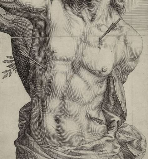 Saint Sebastian, St Sebastian, Arte Inspo, Anatomy Drawing, San Sebastian, Classical Art, Anatomy Art, Art Reference Photos, Ink Art