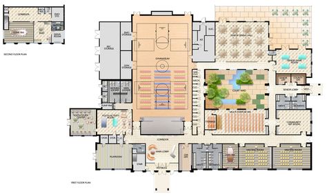 community+center+plans | Brigantine Community Center and Sports Complex - Brigantine Now Indoor Sports Complex Plan, Indoor Sports Complex Design Concept, Sports Complex Design Concept, Indoor Sports Complex Design, Sport Center Design, Community Center Design, Architect Concept, Brigantine Nj, Rehabilitation Center Architecture