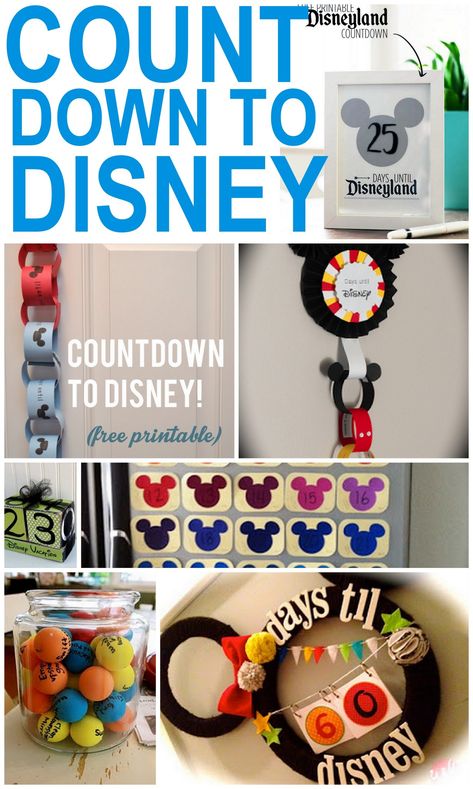 Count Down To Disney, Disneyland Countdown, Countdown To Disney, Disney Money, Vacation Countdown, Disney Cheap, Disney Countdown, Family Disney Trip, Disney Trip Planning