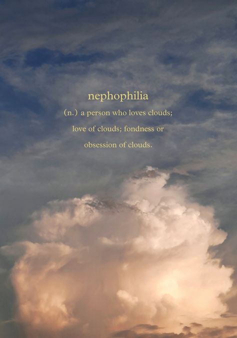 Nephophilia
Clouds
Aesthetic clouds
Sky photography
Clouds
Moody clouds A Person Who Loves Rain, Sky Person Quotes, Clouds Love Quotes, Sky Obsession Quotes, Person Who Loves Sky, Person Who Loves Clouds, Clouds Meaning, Word Captions, Snap Text