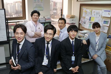 The cast of Misaeng. Misaeng Korean Drama, Byun Yohan, Byun Yo Han, Mr Selfridge, Arang And The Magistrate, Busy Office, Kang Ha Neul, The Fame, Wife And Kids