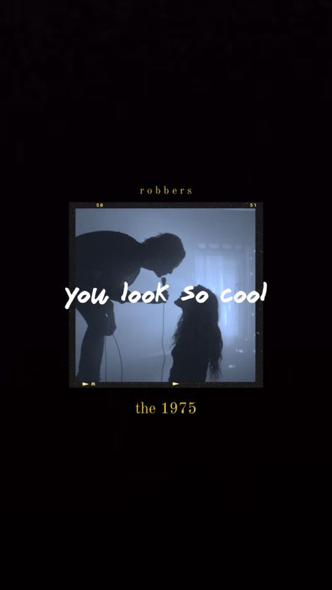 & she says, "babe, you look so cool" #robbers #the1975 #mattyhealy Robbers The 1975, Matty Healy, The 1975, She Said, So Cool, Your Aesthetic, Connect With People, Creative Energy, Energy