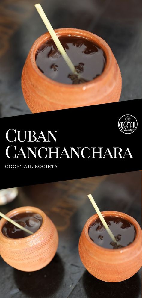 Canchanchara Recipe, Cuban Drinks Cocktails, Cuban Recipes Authentic, Cuban Drinks, Panama Cocktail, Cuban Cocktails, Traditional Cocktails, Cuban Bar, Cuban Breakfast