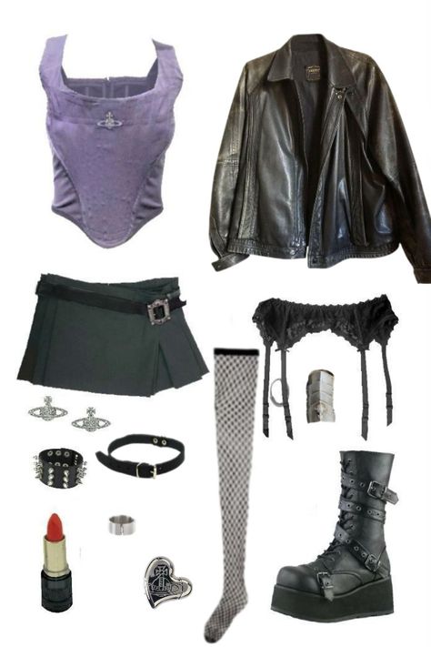 Vivian Westwood Outfit Inspiration, Reira Nana Inspired Outfits, Osaki Nana Outfit, Nana Osaki Inspired Outfits, Nana Aesthetic Outfit, Nana Osaki Fashion, Nana Osaki Vivienne Westwood, Nana Outfits Inspired, Nana Inspired Outfits