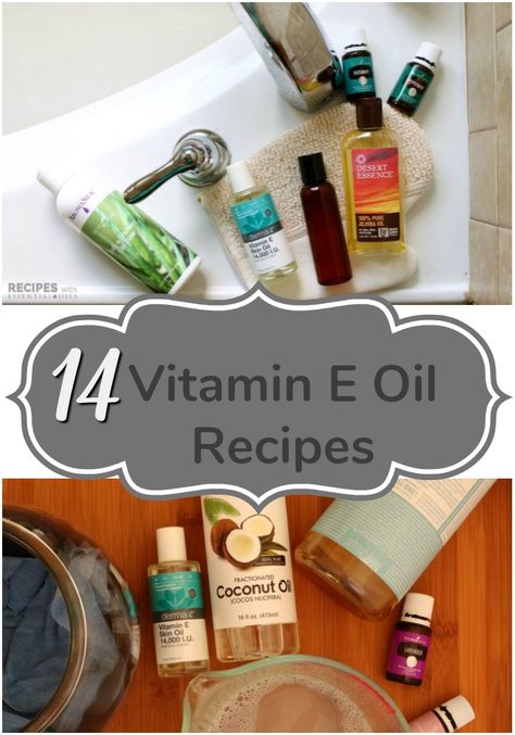 Vitamin E Oil: 14 Recipes To Use In Your Everyday Life from RecipeswithEssentialOils.com Uses For Vitamin E Oil, Coconut Oil Face Mask, Diy Coconut Oil, Natural Recipes, Essential Oils Guide, Diy Lotion, Diy Kosmetik, Diy Products, Daily Vitamins