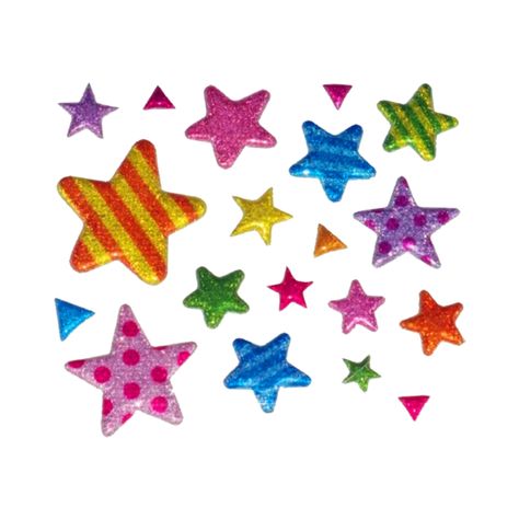 Aesthetic Star, Icon Theme, Kidcore Aesthetic, Star Stickers, White Background, Ios, Layout, Stars, White