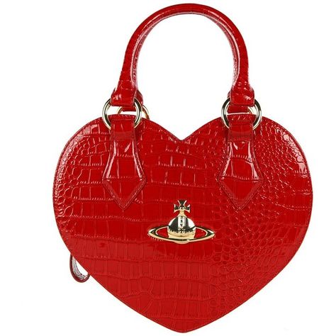 Vivienne Westwood Accessories New Chancery Heart Bag ($300) ❤ liked on Polyvore featuring bags, handbags, purses, red, accessories, vivienne westwood handbags, handbag purse, zipper handbag, zip purse and red purse Vivienne Westwood Purse, Vivienne Westwood Accessories, Punk Mode, Lizzie Hearts, Vivienne Westwood Bags, Heart Shaped Bag, Red Accessories, Red Purses, Red Handbag