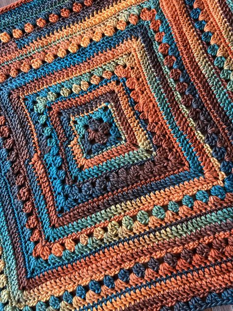 6 Day Great Granny Blanket, Sampler Stitch Crochet Blanket, Mixed Stitch Crochet Blanket Pattern, Granny Afghan Crochet, Crochet Blanket In The Square, Crochet Blanket Patterns Free Afghans, Firework Granny Square, Granny Merge Crochet Blanket Pattern, Chunky Crochet Blanket Pattern Free Easy Granny Squares