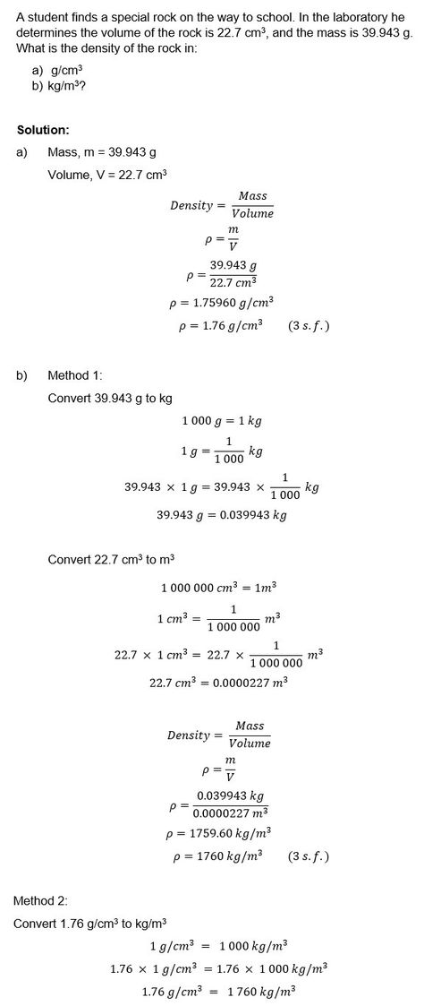 Density and Relative Density Density Worksheet, Relative Density, Science Worksheets, Scientific Method, The Rock, Density, Physics, Science