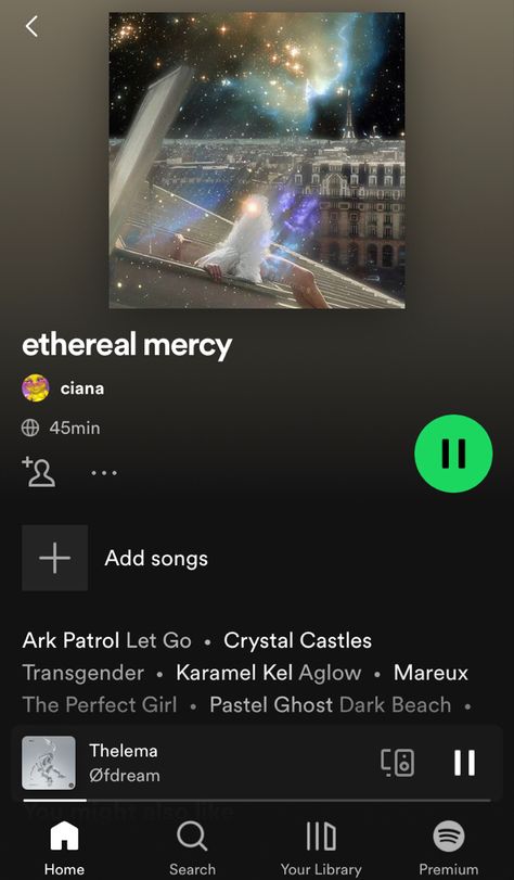 #ethereal #spotify #songs #music Ethereal Songs, Ethereal Spotify Covers, Fairytale Playlist, Dreamy Songs Playlist, Ethereal Music Playlist, Ethereal Music, Dark Beach, Crystal Castle, The Perfect Girl