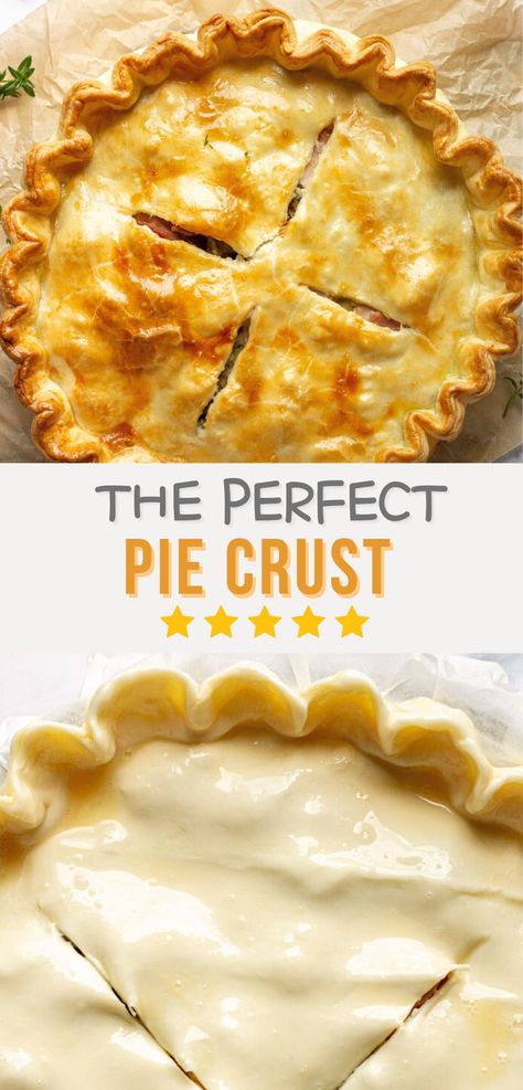 Pie Crust Recipe Rustic Pie Crust Recipe, The Perfect Pie Crust, Top And Bottom Pie Crust Recipe, Best Pie Dough Recipe Crusts, Homemade Savory Pie Crust, Bread Maker Pie Crust, Recipe For Pie Crust Dough, Melted Butter Pie Crust King Arthur, Crispy Pie Crust Recipe