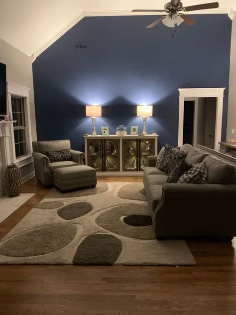 Best Paint Color for Media Room: Home Theater in 2024 Movie Room Paint Colors, Home Theater Paint Colors, Media Room Colors, Media Room Paint Colors, Dark Blue Paint Color, Basement Paint Colors, Dark Blue Paint, Indigo Batik, Best Paint