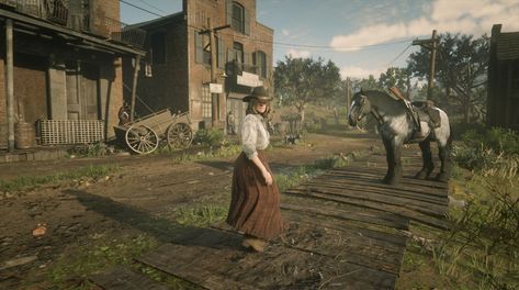 Red Dead Redemption 2 - Xbox One- EINRIB13 - Van Horn Trading Post, Roanoke Ridge, New Hanover Rdr2 Valentine Town, Rdr2 Aesthetic, Red Dead Redemption 2 Landscape, Red Dead Redemption Banner, Red Dead Redemption 2 Scenery, Rdr2 Online Horses, Van Horn, Red Dead Redemption Ii, Cowboy Pictures