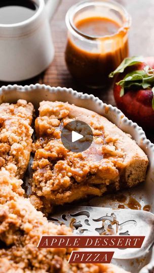 21K views · 2.9K reactions | Dessert pizza >>> regular pizza! Pillowy cinnamon dough, a generous layer of caramelized apples, brown sugar streusel, & a drizzle of maple glaze seal the deal 🥹🍎 Google “blue bowl apple pizza“ or tap the link in my profile @bluebowlrecipes for the recipe — https://bluebowlrecipes.com/caramel-apple-dessert-pizza-with-cinnamon-streusel/ #appleseason #dessertrecipe #reelsoftheday #caramelapple #saltedcaramel #pizzalove | Stephanie Simmons | The Trick or Treaters Group · Thriller Caramel Apple Dessert, Apple Dessert Pizza, Spiced Apple Pie, Stephanie Simmons, Cinnamon Dough, Caramel Apple Desserts, Apple Pizza, Christmas Cookie Bars, Caramelized Apples