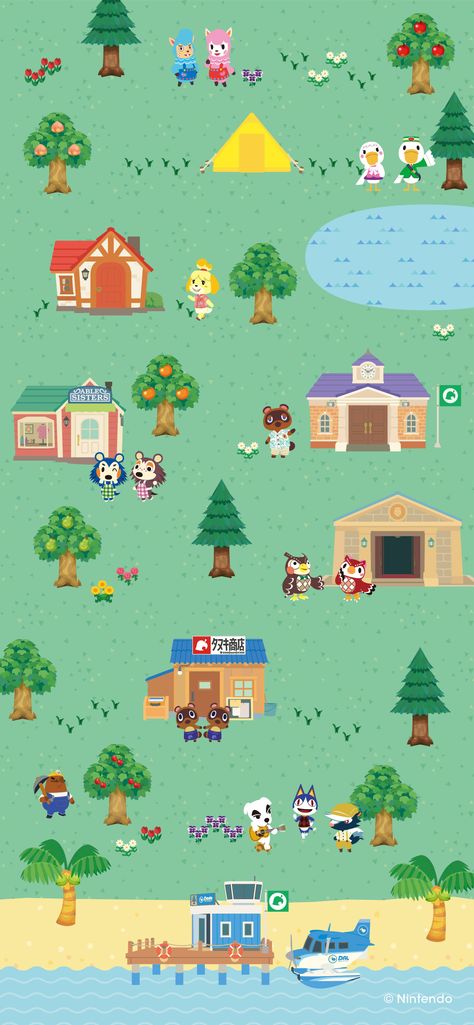 Animal Crossing Apple Watch Wallpaper, Phone Wallpaper Animal Crossing, Iphone Wallpaper Animal Crossing, Acnh Wallpaper Phone, Cute Nintendo Wallpaper, Kipper The Dog Wallpaper, Animal Crossing Phone Background, Acnh Iphone Wallpaper, Animal Crossing Background Iphone