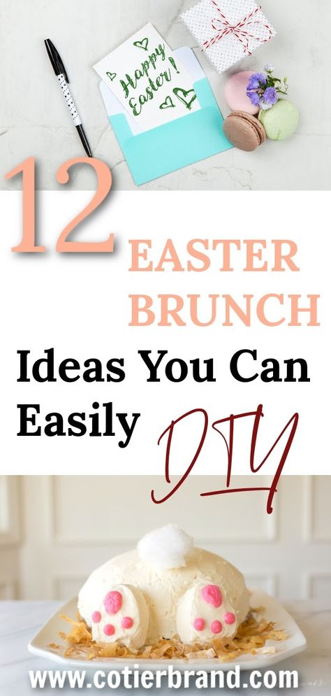 Whether you're following social distancing rules or hosting a small get together, we've got some great Easter Brunch ideas for you to try! Easter Hosting, Easter Brunch Decorations, Easter Brunch Ideas, Easter Brunch Buffet, Easter Brunch Menu, Easter Party Food, Easter Lunch, Personalized Easter Gifts, Easter Brunch Food