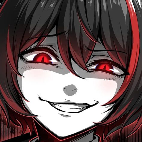 Emo Anime Pfp, Pfp Emo, Castlevania Wallpaper, Emo Anime, Smile Drawing, Creepy Smile, Technology Posters, Yandere Girl, Girl Face Drawing