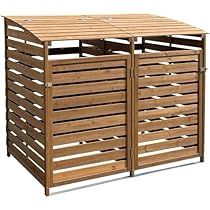 Wood Trash Can, Trash Can Storage, Bin Shed, Bin Storage, Storage Sheds, Can Storage, Wooden Sheds, Trash Bin, Trash And Recycling Bin