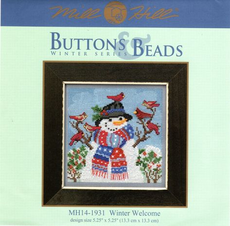 Mill Hill Cross Stitch, Beads Kit, Jenga Blocks, Welcome Design, Welcome Winter, Mill Hill, Perforated Paper, Bead Kits, Christmas Cross