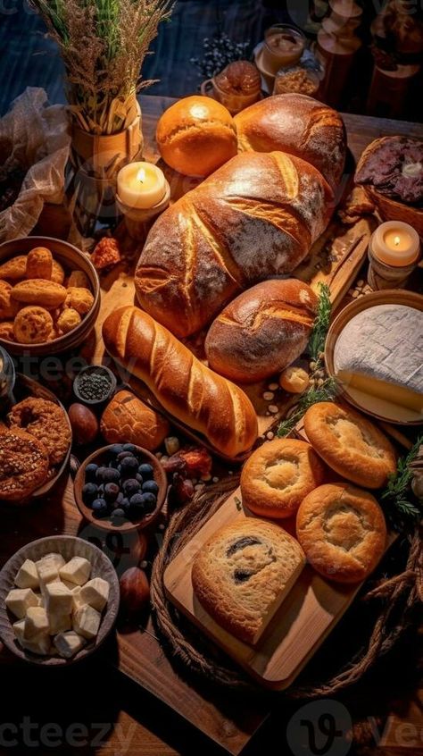 Fresh bread pastries Table full of mediterranean appetizers tapas or antipasto Assorted Italian food set Delicious snack on party or picnic time Italian style banquet, Generative AI Medieval Pastries, Rome Party, Bread Pastries, Fairytale Food, Mediterranean Appetizers, Party Food Themes, 18th Bday, Pinterest Contest, Italian Bread