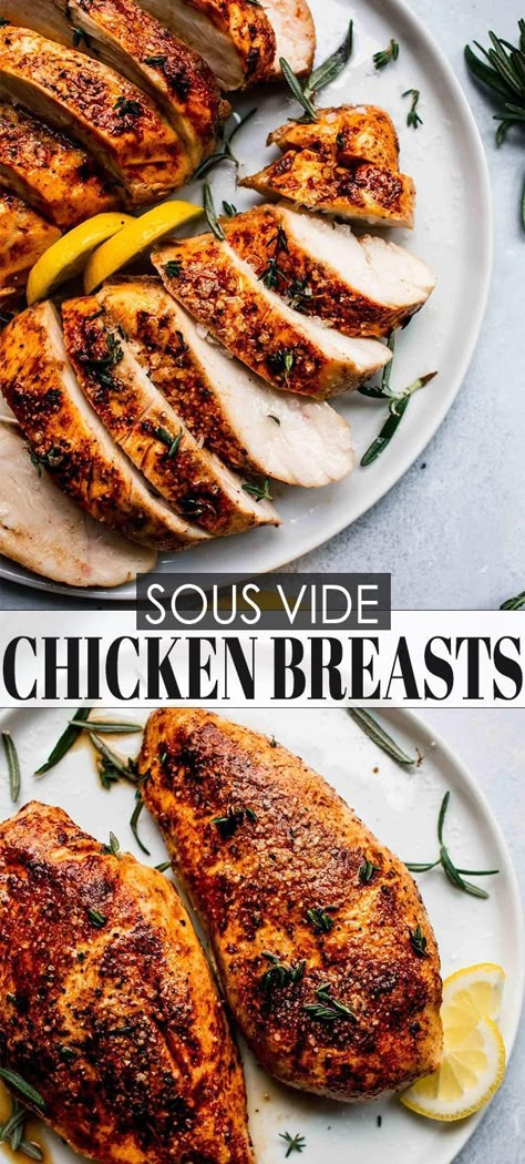 Anova Recipes, Boneless Recipes, Sous Vide Chicken Thighs, Sous Vide Chicken Breast, Sous Vide Chicken, Sous Vide Recipes, Fast Dinner, Weeknight Recipes, Sous Vide Cooking