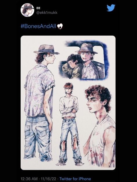 Bones And All Fanart, Lee Bones And All, Cute Backrounds, Summer Movies, Bones And All, Summer Movie, Just Love Me, All Movies, Timothee Chalamet