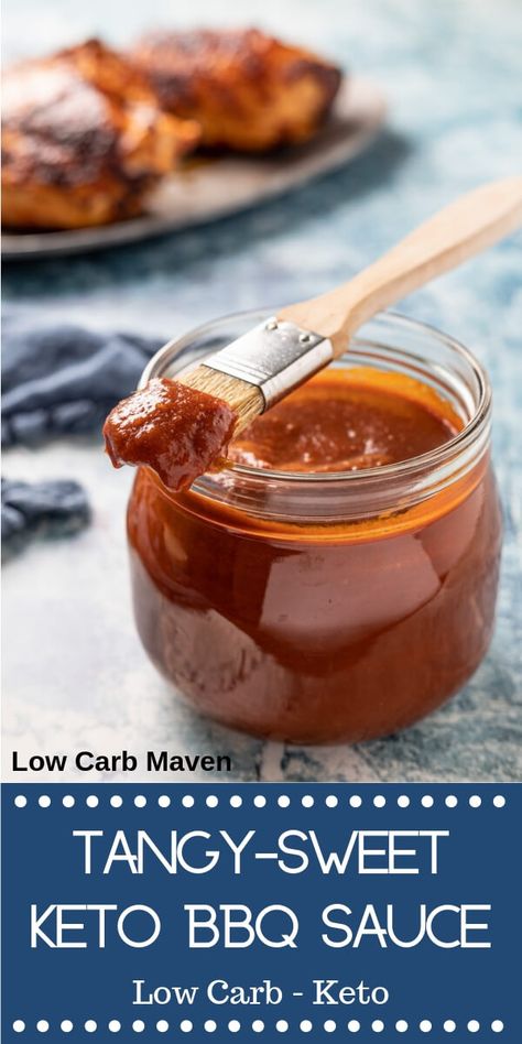 Brown Sugar Substitute, Healthy Canning, Bbq Foods, Keto Bbq Sauce, Low Carb Bbq Sauce, Keto Fried Chicken, Keto Salads, Keto Sauces, Brown Sugar Recipes