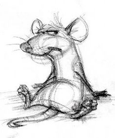 Peter de Seve Ratatouille 2007, Doodle Animation, A Rat, Disney Concept Art, Cartoon Sketches, 2d Art, Kraken, Line Art Drawings, A Drawing