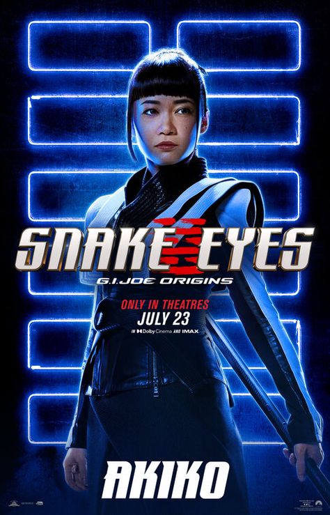 Snake Eyes Gi Joe, Eye Movie, Movie Character Posters, Henry Golding, Character Posters, Prodigal Son, Snake Eyes, G I Joe, Movie Character