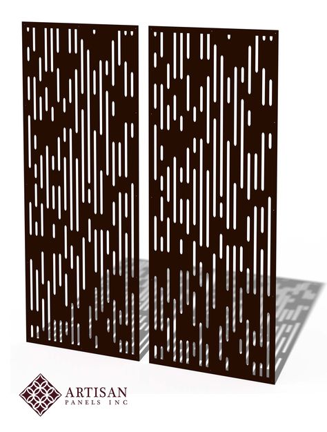 Laser Cut Panels Exterior, Metal Screen Panels, Metal Screens Architecture, Office Reception Table Design, Cnc Panel, Wall Panel Designs, Metal Partition, Reception Table Design, Perforated Metal Panel