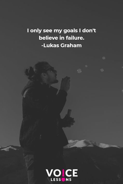 I only see my goals I don't believe in failure. -Lukas Graham I Only See My Goals Wallpaper, I Only See My Goals, I Only See My Goals I Dont Believe, Believe Tattoos, Voice Lesson, Singing Lessons, Nike Wallpaper, Study Tips, Study Motivation