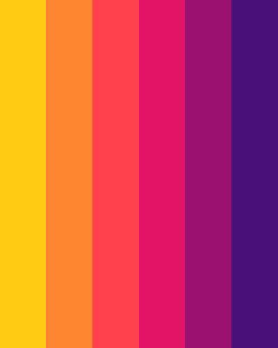 In Vogue Synthwave Palette, Flat Color Palette, Colours That Go Together, Hexadecimal Color, Cool Color Palette, Hex Color Palette, Color Palette Challenge, Color Schemes Colour Palettes, Skin Color Palette