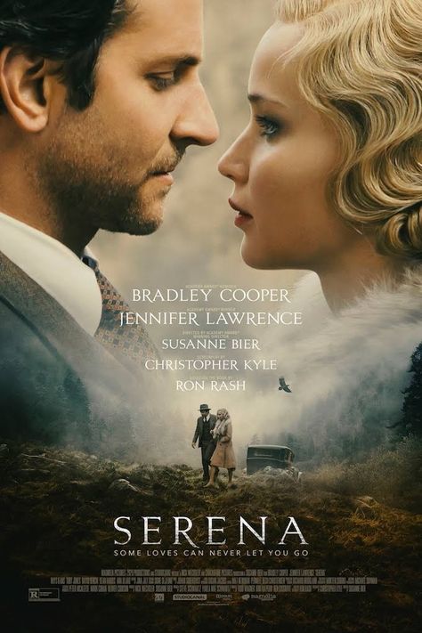 Serena (2014) Romantic Film Poster, Romantic Movie Poster Design, Love Movie Poster Design, Romance Movies Poster, Romance Movie Poster Design, Romance Poster Design, Romance Film Poster, Movie Posters Romance, Romantic Poster Design