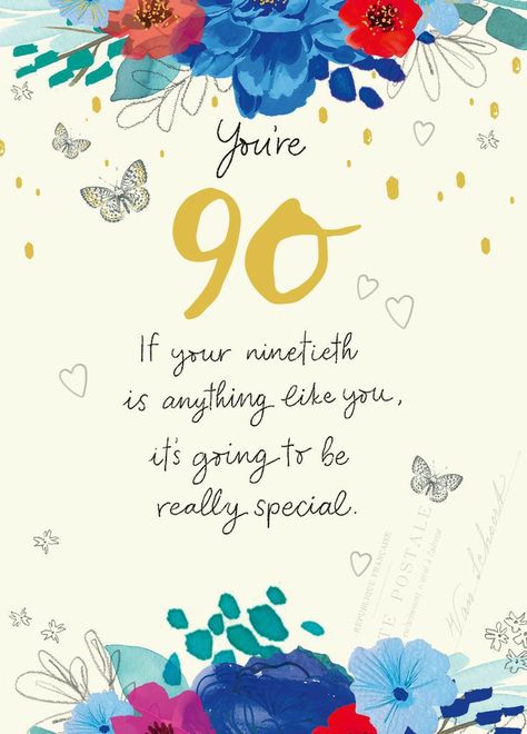 90th Birthday Wishes, Willow Bouquet, 90th Birthday Card, 90th Birthday Cards, Bday Wishes, Birthday Wish, Milestone Birthday, 90th Birthday, Milestone Birthdays