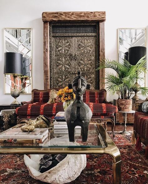 African Interior Design, Cozy Living Room Design, African Interior, Eclectic Interior Design, African Home Decor, Eclectic Living Room, African Decor, Deco Boheme, Decoration Inspiration