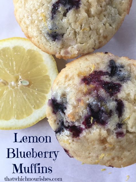 If Lemon Bars and blueberry muffins had a baby, this would surely be it. Super moist muffins packed with tart lemon flavor. Jumbo Blueberry Muffins, Single Serve Breakfast, Bakery Style Blueberry Muffins, Tahini Cookies, Vegan Fries, Strawberry Rhubarb Crisp, Moist Muffins, Lemon Blueberry Muffins, Healthy Blueberry