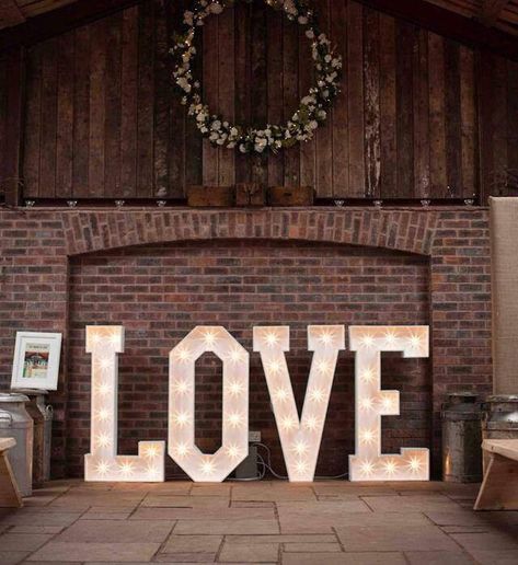 12-40" Large marquee lights, love letters Wedding Letter Decor sign lights, Large Marquee Letter lights, Large Marquee Numbers, Event letter by woodvilleland on Etsy https://www.etsy.com/listing/523981449/12-40-large-marquee-lights-love-letters Wedding Letters Decor, Large Marquee Letters, Big Wooden Letters, Diy Marquee Letters, Light Up Letter, Initial Decor, Letter Lights, Lighted Marquee Letters, Large Wooden Letters