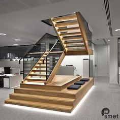 Staircase Interior Design, Open Trap, Staircase Design Modern, Stairs Design Interior, House Staircase, Glass Staircase, Stairs Architecture, Stairs Design Modern, Home Stairs Design