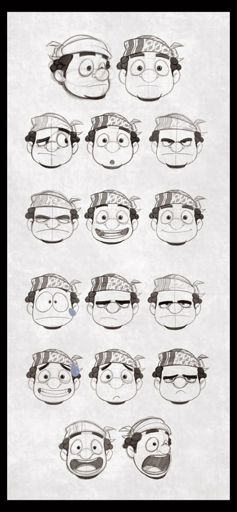 Bassem Salman Facial Expressions Drawing, رسم كاريكاتير, Expression Sheet, الفن الرقمي, Storyboard Illustration, Caricature Sketch, Drawing Cartoon Faces, Drawing Cartoon Characters, Character Design Sketches