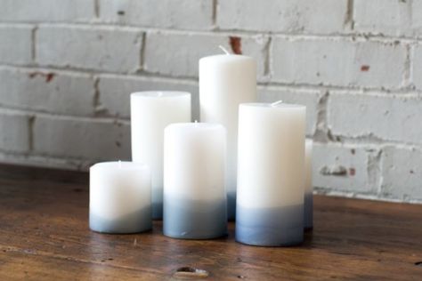 Dip Dyed Candles Rit Dye Projects, How To Make Dip, Dip Dye Candles, Botanical Candles, Fabric Wreaths, Dye Projects, Avocado Dyeing, Wedding Diy Ideas, Candle Dipping