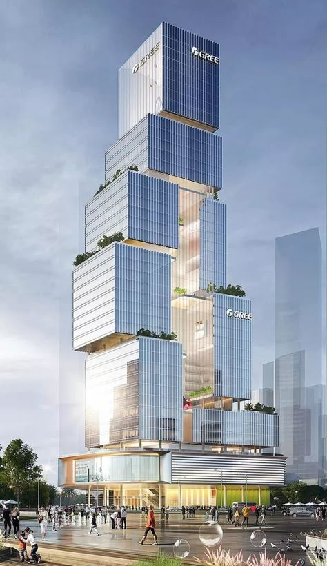 Hi Friends Some Surprise able Thing is waiting for you Parametric Tower Design, Highrise Buildings Architecture, Sky Scrapers Architecture, Tall Architecture, Highrise Architecture, Dynamic Architecture, Tower Architecture, Architecture Photography Buildings, Modern Skyscrapers