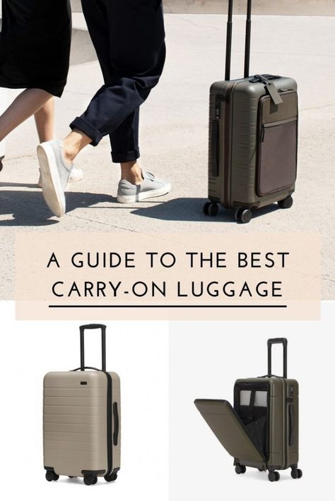 A Guide to the Best Carry-On Luggage Organize Wardrobe, Hand Carry Luggage, Carryon Suitcase, Pink Backpacks, Suitcase Essentials, Best Travel Luggage, Travel Luggage Suitcases, Couples Getaway, Travel Aesthetics